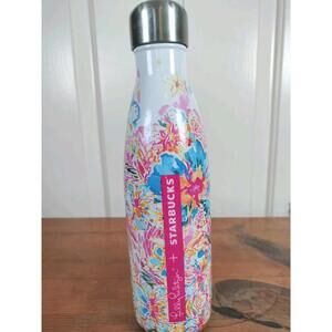 Starbucks x Lilly Pulitzer x S'well Water Bottle - 17oz Stainless Steel Pink